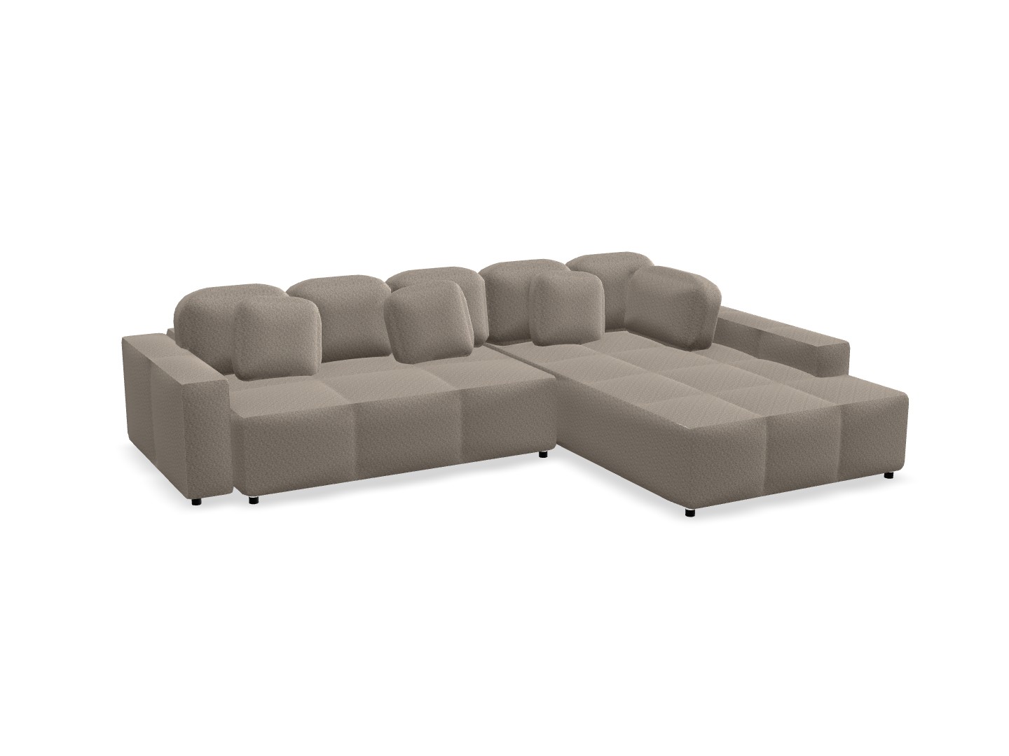 Kampinė sofa, 3D modelis