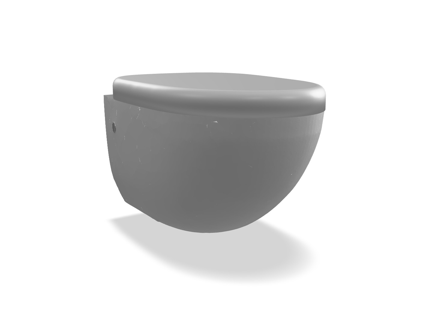 Pakabinamas klozetas, 3D modelis